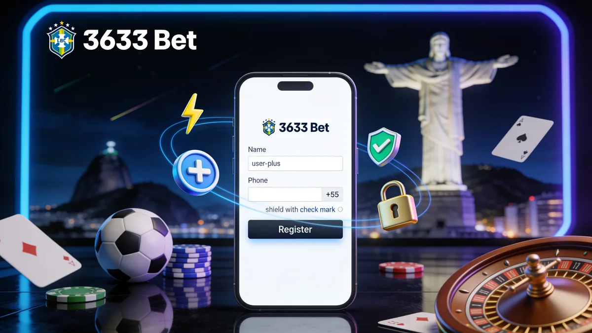 Cadastro na 3633 bet para jogadores no Brasil