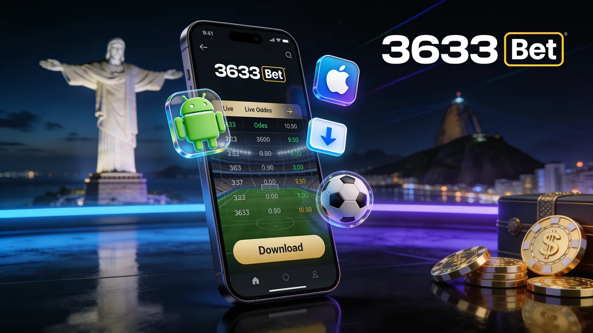 Login na 3633 bet pelo app e navegador móvel para jogadores no Brasil